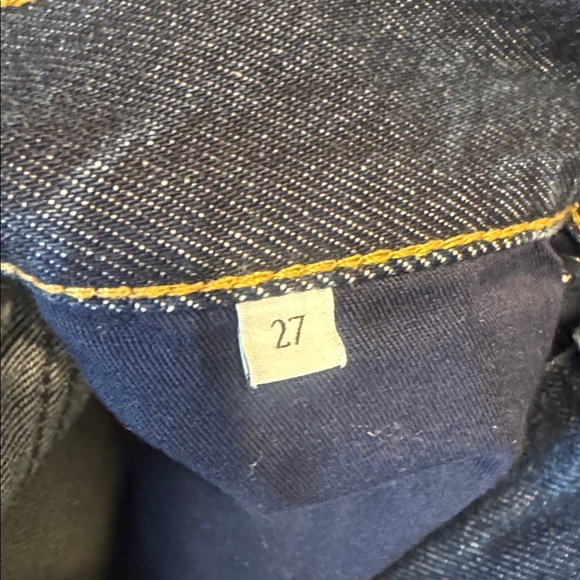 Loulou Studio Relaxed Blue Women's Jeans - Picture 9 of 10